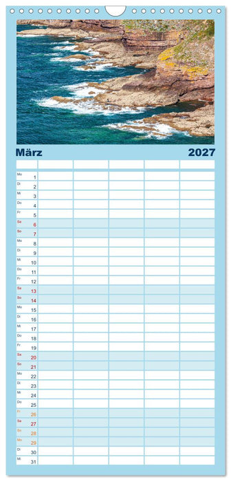 Bretagne Traumhafte Küsten in Frankreichs Nordwesten (CALVENDO Familienplaner 2027)