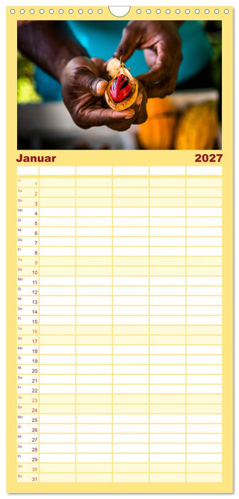 Früchte der Karibik (CALVENDO Familienplaner 2027)