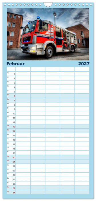 Berufsfeuerwehr Braunschweig (CALVENDO Familienplaner 2027)