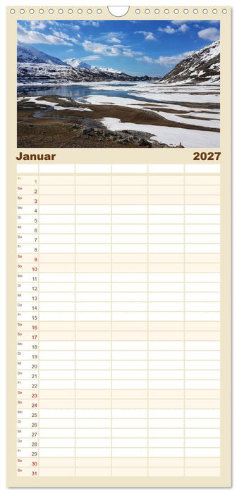 Alpen Blick (CALVENDO Familienplaner 2027)