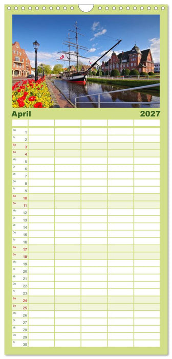 Papenburg und das Rheiderland (CALVENDO Familienplaner 2027)