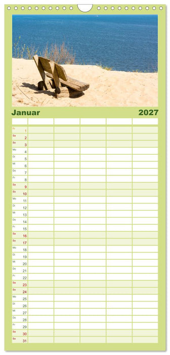 Streifzug auf Usedom (CALVENDO Familienplaner 2027)