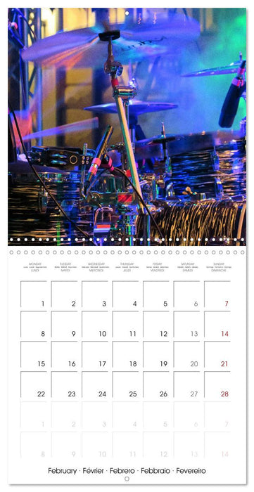 Drummer Action (CALVENDO Monthly Calendar 2027)