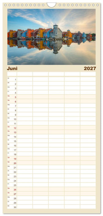 Wunderschöne Niederlande (CALVENDO Familienplaner 2027)