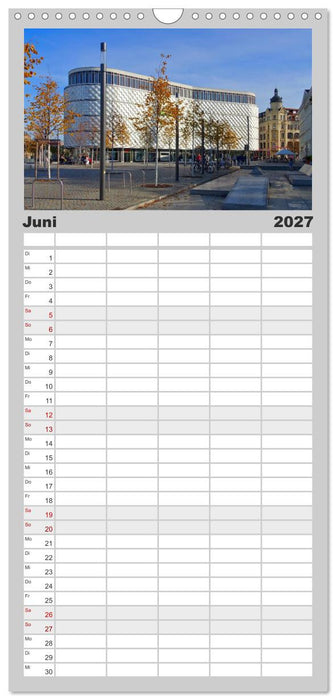 Reise durch Leipzig (CALVENDO Familienplaner 2027)