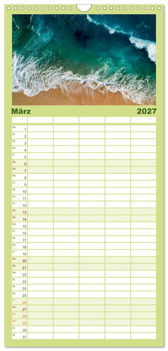 Hawaii - Wunderschöne Einblicke in das Naturparadies. (CALVENDO Familienplaner 2027)
