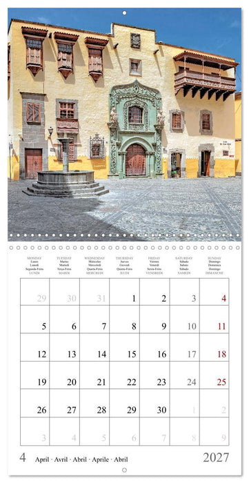 Canary Islands - Volcanic Beauties (CALVENDO Monthly Calendar 2027)