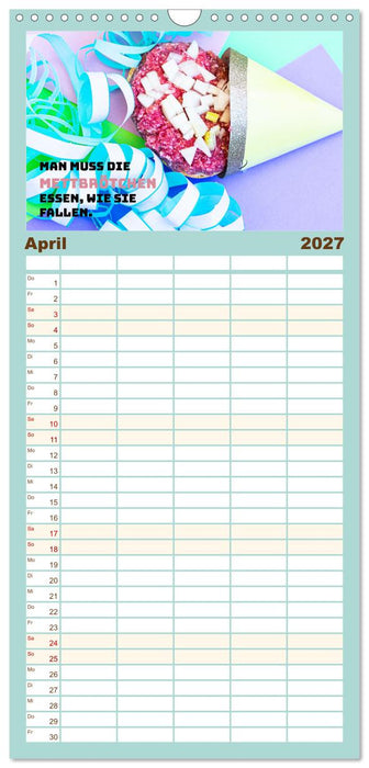 Mettkalender - Spread some more Mett (CALVENDO Familienplaner 2027)