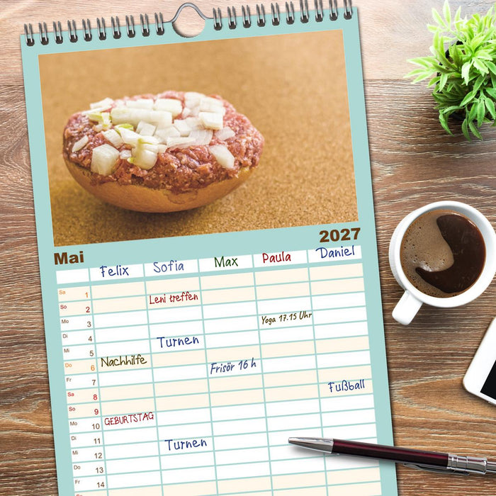 Mettkalender - Spread some more Mett (CALVENDO Familienplaner 2027)