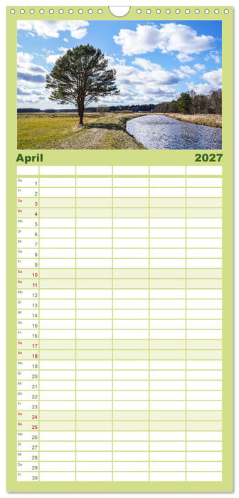 Friedländer Große Wiese (CALVENDO Familienplaner 2027)