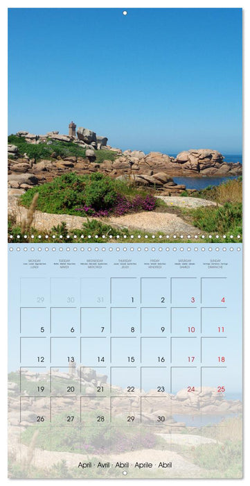 Paysages de Bretagne (CALVENDO Calendrier mensuel 2027)