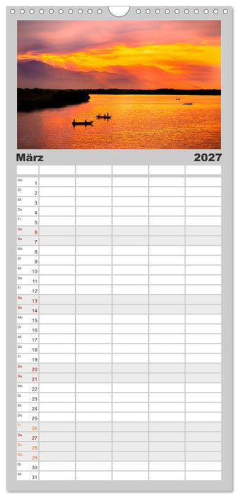 Kolumbien - Eine unvergessliche Reise durch das bunte Land. (CALVENDO Familienplaner 2027)