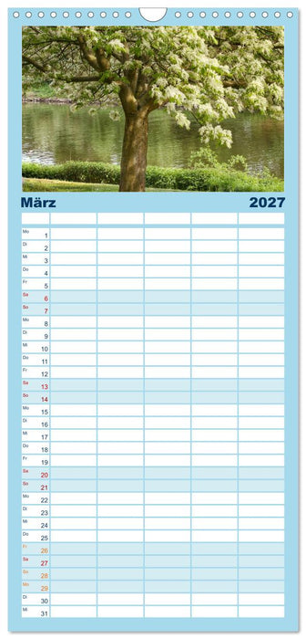 Bäume, der Atem der Natur (CALVENDO Familienplaner 2027)