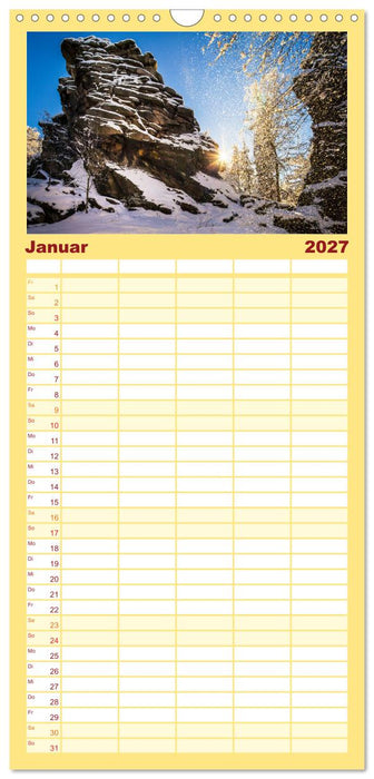 Sonnige Augenblicke (CALVENDO Familienplaner 2027)