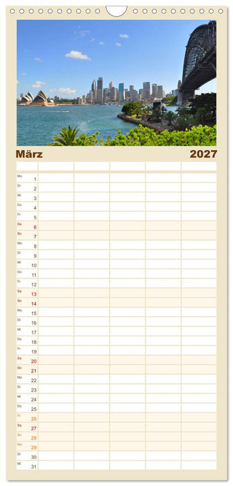 Erlebe mit mir das unvergleichliche Australien (CALVENDO Familienplaner 2027)