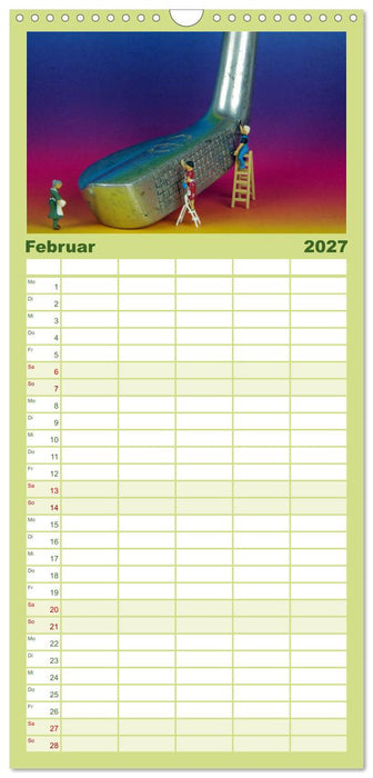 Minis Golf (CALVENDO Familienplaner 2027)