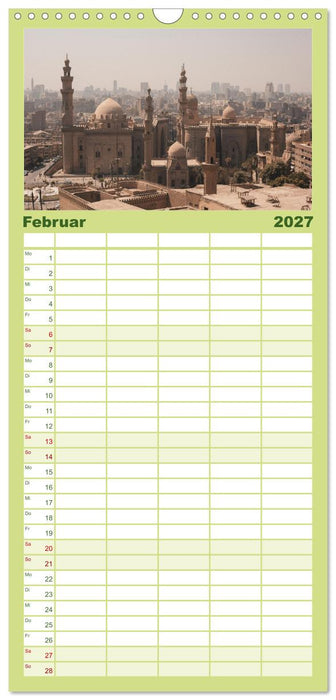 Ägypten - Im Land der Pyramiden (CALVENDO Familienplaner 2027)
