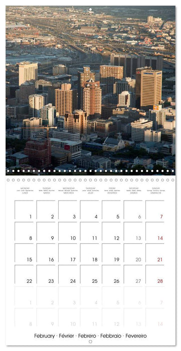 South Africa - Cape Town (CALVENDO Monthly Calendar 2027)