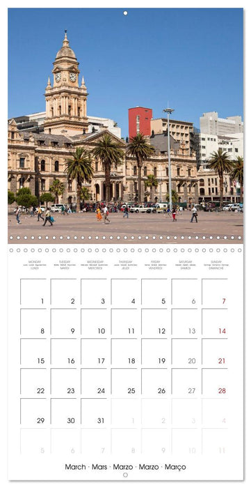 South Africa - Cape Town (CALVENDO Monthly Calendar 2027)