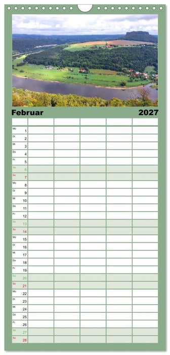 Pirna - Tor zur Sächsischen Schweiz (CALVENDO Familienplaner 2027)