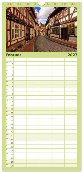 Stolberg im Südharz (CALVENDO Familienplaner 2027)