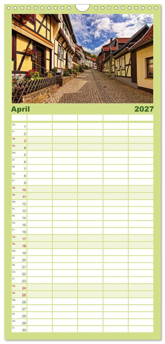 Stolberg im Südharz (CALVENDO Familienplaner 2027)