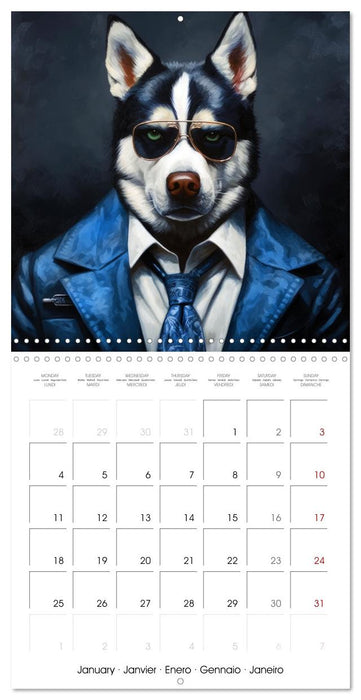Gangster Paws (CALVENDO Monthly Calendar 2027)