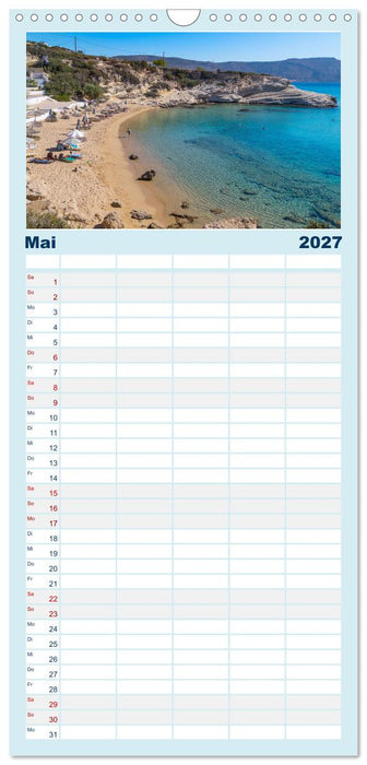 Karpathos - Malerische Insel in der Ägäis (CALVENDO Familienplaner 2027)