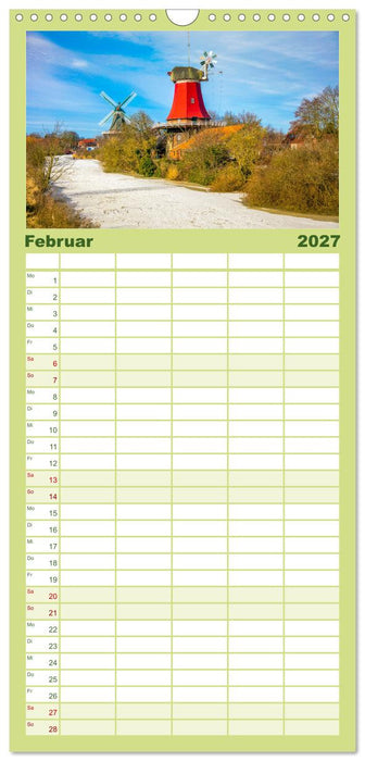 Greetsiel und Umzu (CALVENDO Familienplaner 2027)