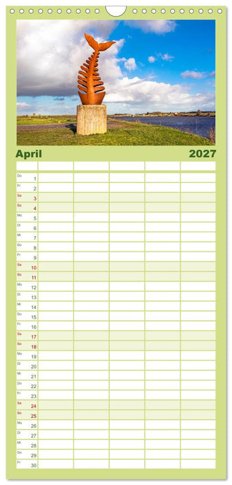 Greetsiel und Umzu (CALVENDO Familienplaner 2027)