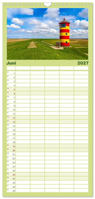 Greetsiel und Umzu (CALVENDO Familienplaner 2027)