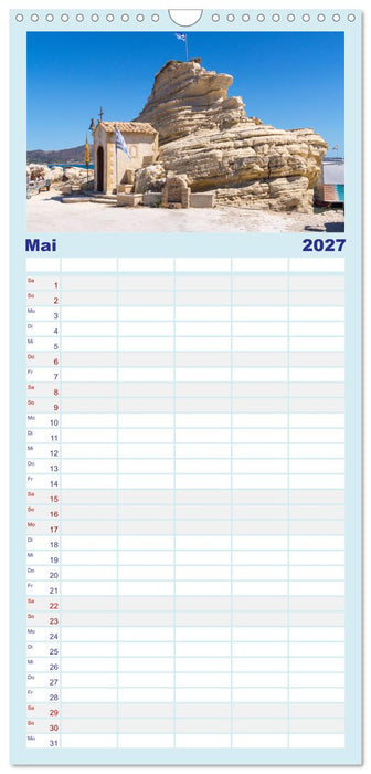 Zakynthos - die liebenswerte Insel (CALVENDO Familienplaner 2027)