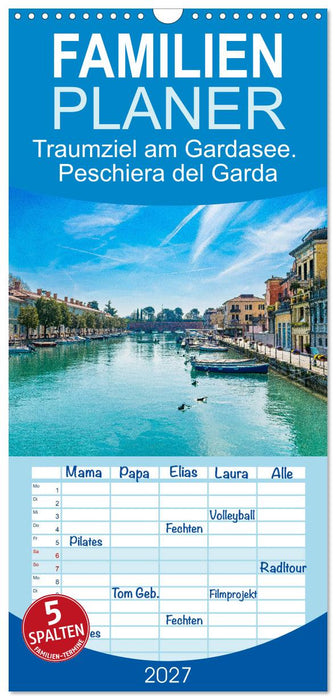 Traumziel am Gardasee. Peschiera del Garda (CALVENDO Familienplaner 2027)