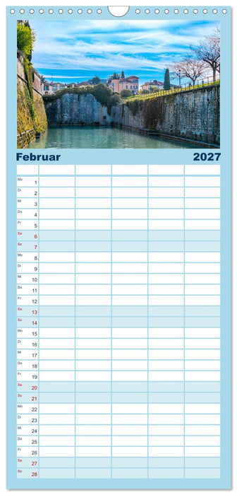 Traumziel am Gardasee. Peschiera del Garda (CALVENDO Familienplaner 2027)