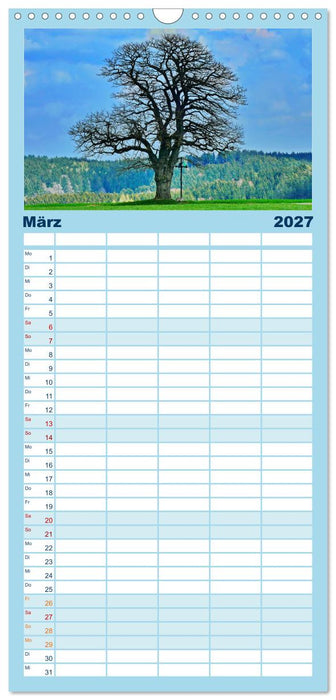 Die Stauden, Naturpark in den westlichen Wälder Augsburgs (CALVENDO Familienplaner 2027)