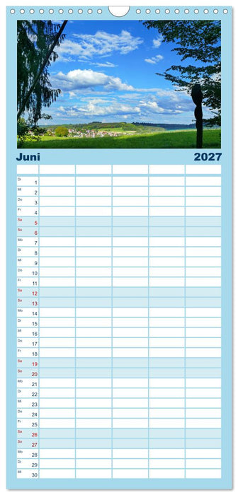 Die Stauden, Naturpark in den westlichen Wälder Augsburgs (CALVENDO Familienplaner 2027)