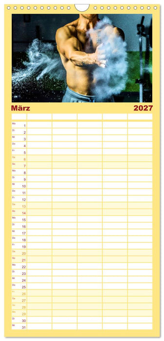 Kraftsport (CALVENDO Familienplaner 2027)