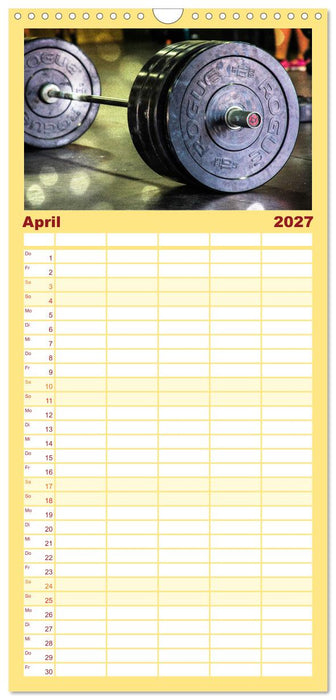 Kraftsport (CALVENDO Familienplaner 2027)