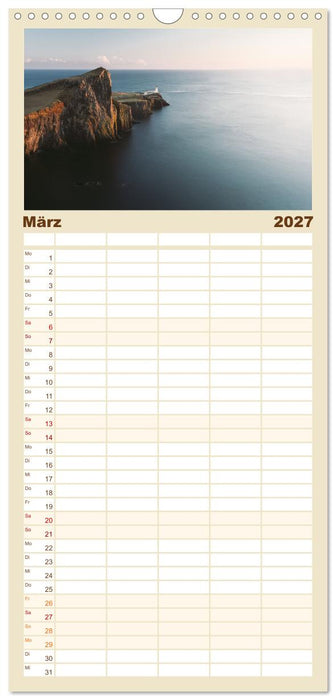 Leuchttürme - An den schönsten Küsten. (CALVENDO Familienplaner 2027)