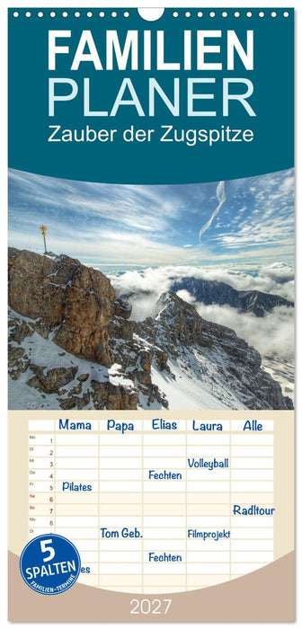 Zauber der Zugspitze (CALVENDO Familienplaner 2027)