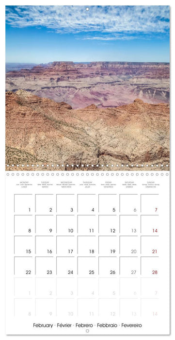 GRAND CANYON Magnificent views (CALVENDO Monthly Calendar 2027)