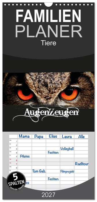 AugenZeugen (CALVENDO Familienplaner 2027)