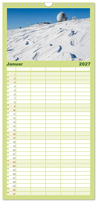 Naturschönheiten im Biosphärerenreservat Rhön (CALVENDO Familienplaner 2027)