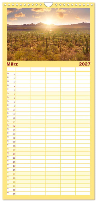 USA Der wunderbare Südwesten (CALVENDO Familienplaner 2027)