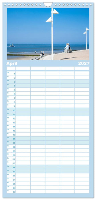 Sommer auf Norderney (CALVENDO Familienplaner 2027)