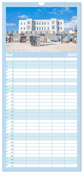 Sommer auf Norderney (CALVENDO Familienplaner 2027)