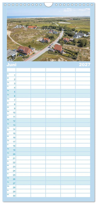 Sommer auf Norderney (CALVENDO Familienplaner 2027)