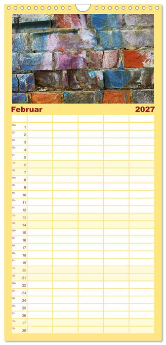 MAUER(N)spalten (CALVENDO Familienplaner 2027)