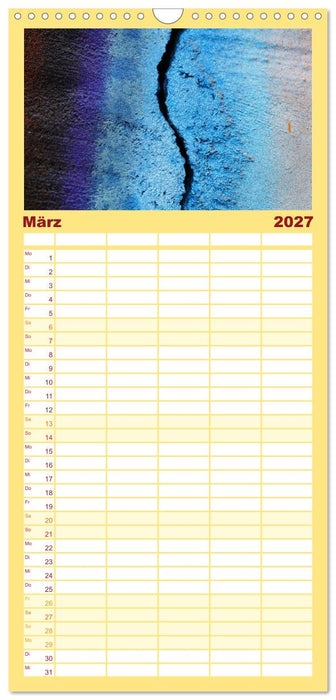 MAUER(N)spalten (CALVENDO Familienplaner 2027)