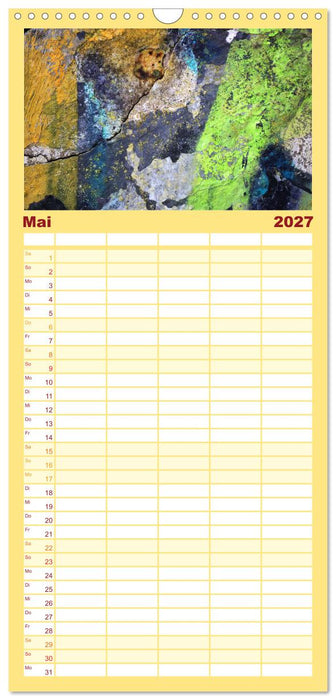 MAUER(N)spalten (CALVENDO Familienplaner 2027)